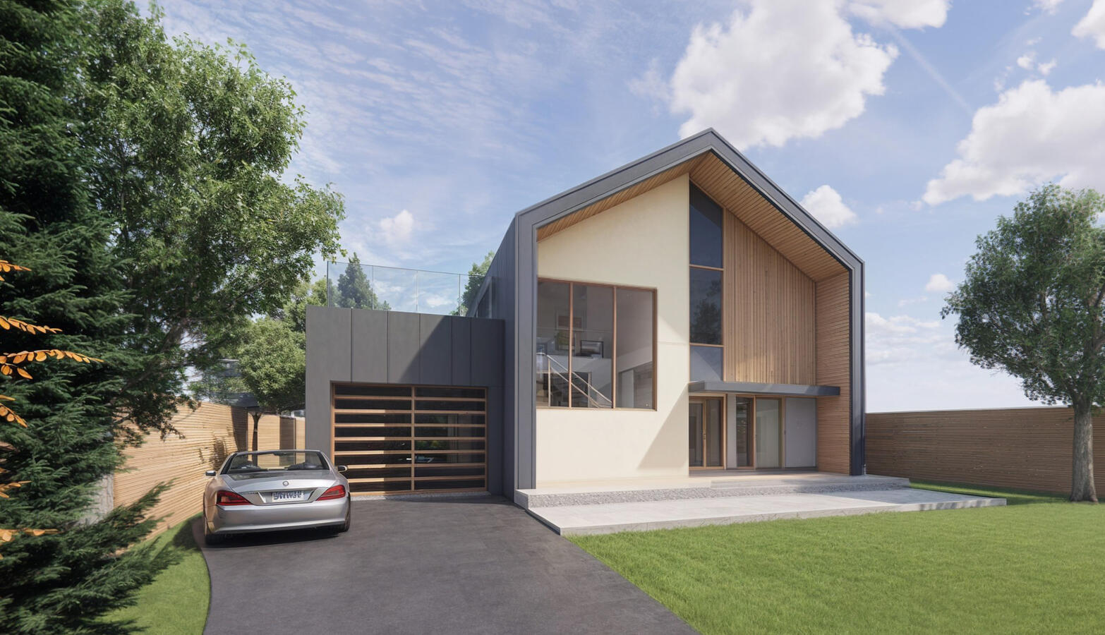 Exterior - Approaching from the Front